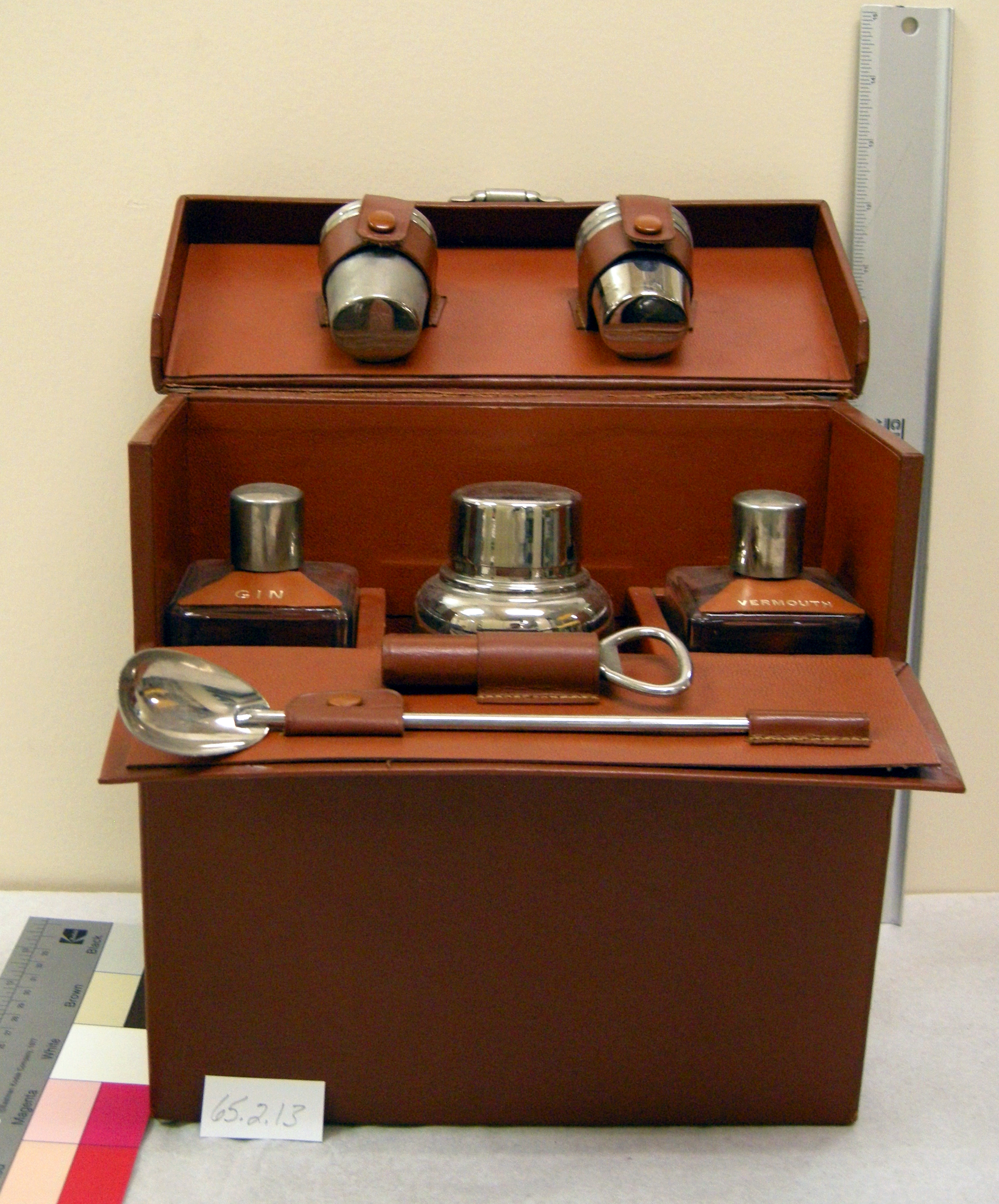 Herbert Hoover's martini set from the collections at the Hoover Presidential Library-Museum.