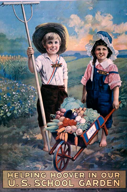 World War I food poster.