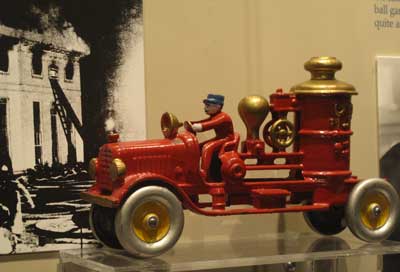 Fire truck from 1929 on display at the Hoover Presidential Library-Museum