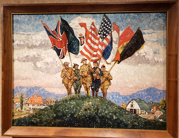 World War I painting.